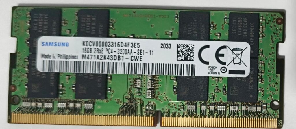 Samsung 16GB DDR4 3200MHz SODIMM